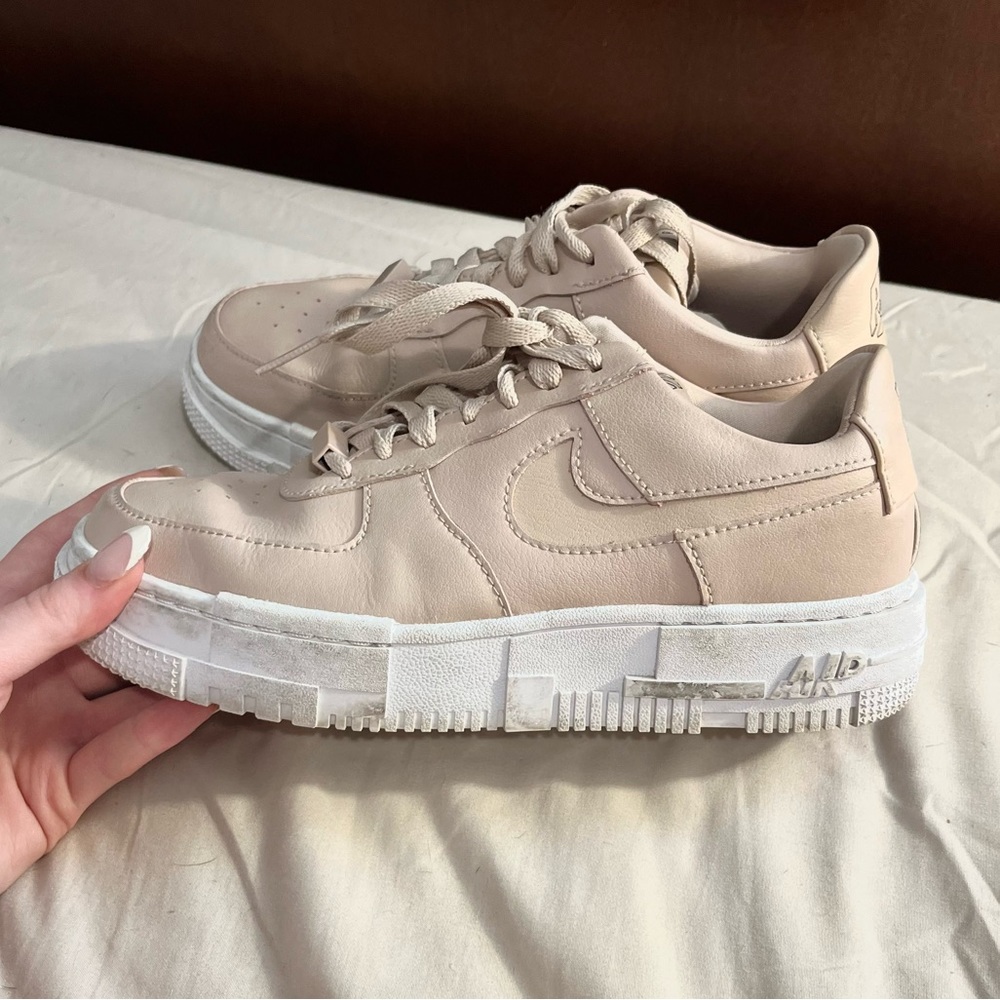 Light Pink Platform AF1’s